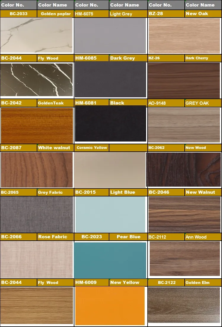 Variedad de colores