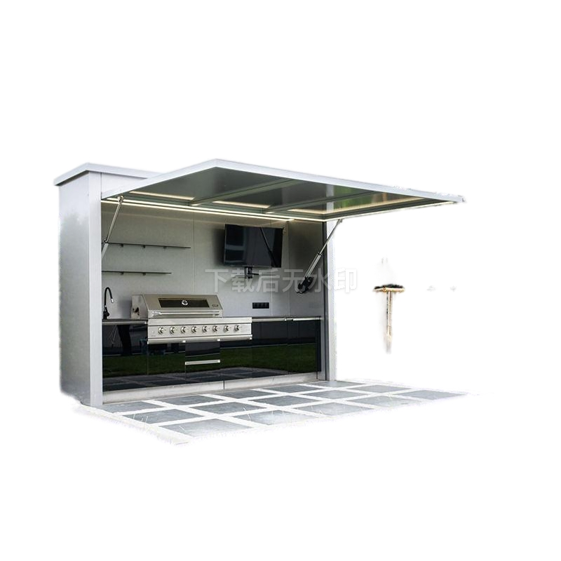 Heavy Duty Commercial Outdoor Kitchen Cabinets|Thickened Stainless Steel with Reinforced Structure|Suitable for Dining Room or Clubhouse