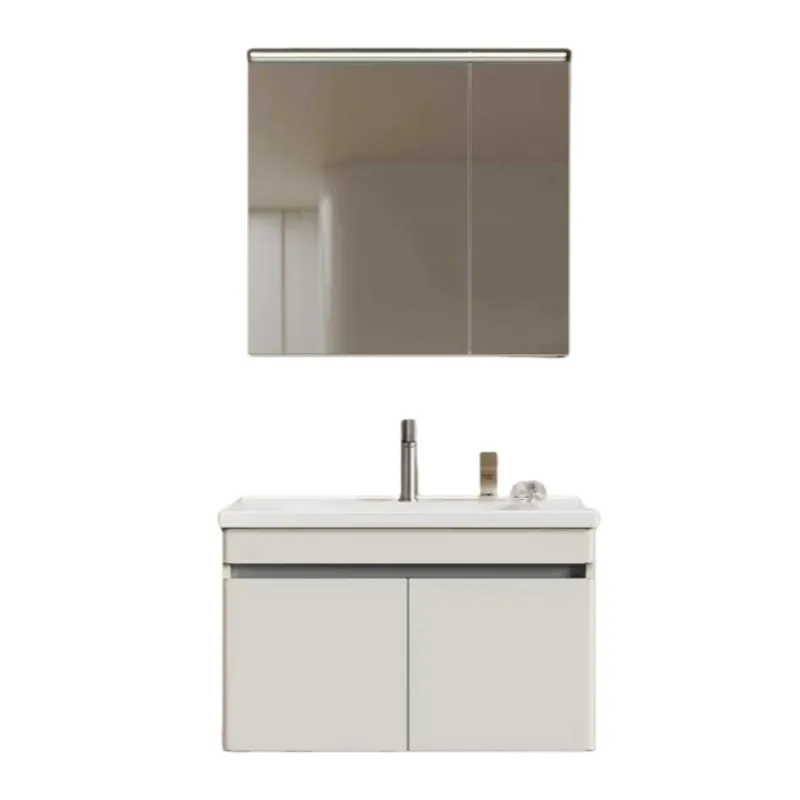 Armario de baño moderno de acero inoxidable