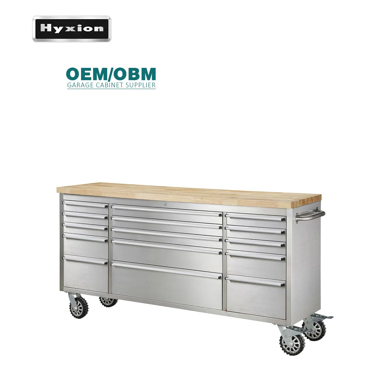 Carro de herramientas alto de acero inoxidable Hyxion nuevo estilo Garage1ooomm bancos de trabajo armarios de herramientas