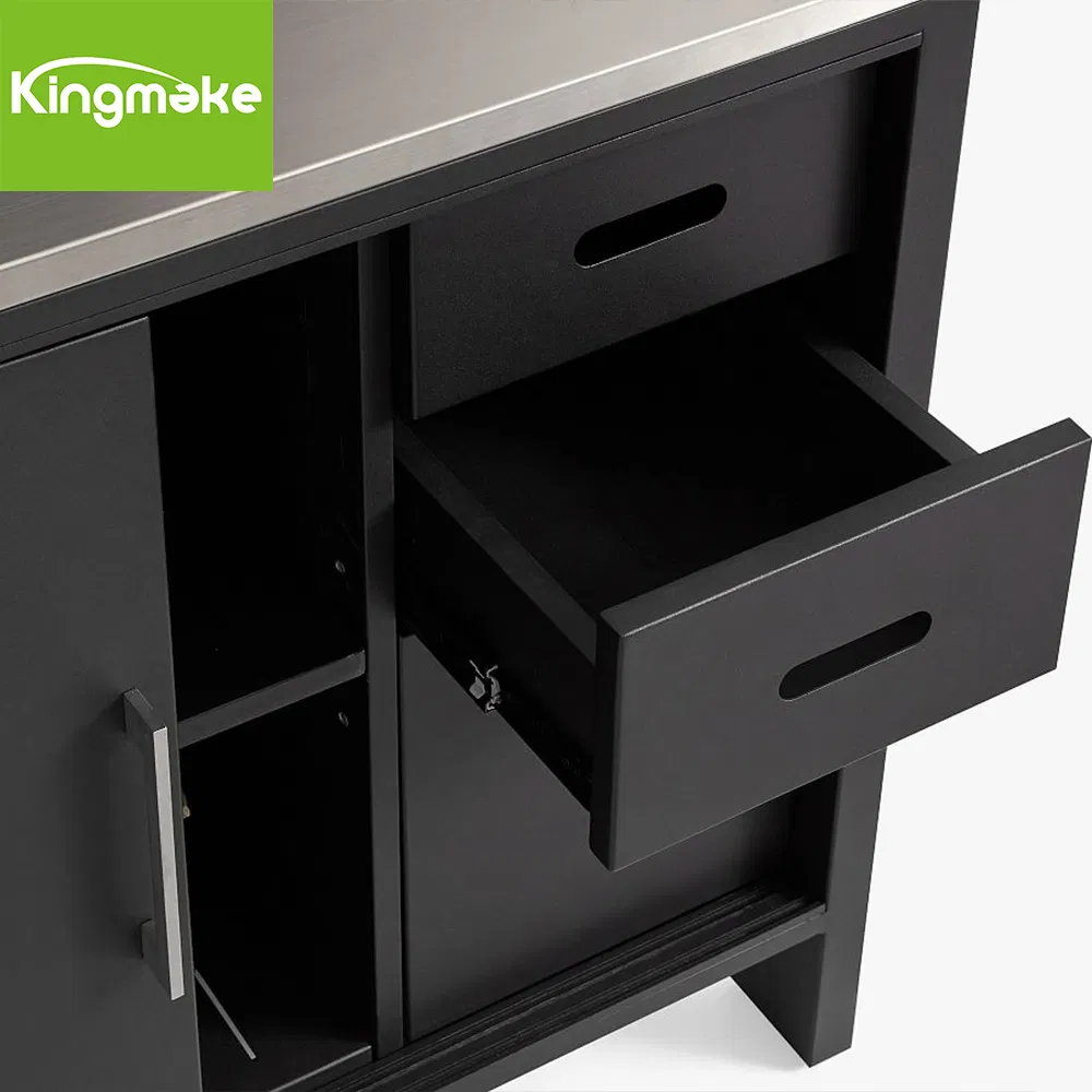 Diseños de juegos de gabinetes de cocina, gabinetes de acero inoxidable para fregaderos de cocina al aire libre
