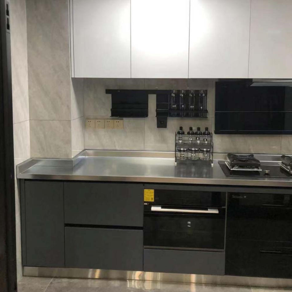 Precio de fábrica premium, armarios de almacenamiento modulares de acero inoxidable de alto brillo