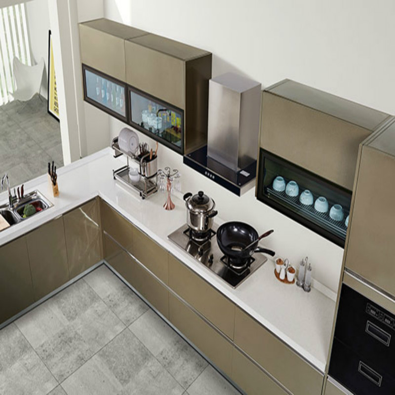 DIY solución modular de acero inoxidable 304 Diseño de armarios de cocina
