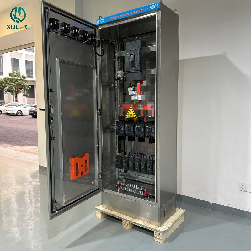 Gabinete de potencia de acero inoxidable Mcc tablero de conmutación de baja tensión para hospital
