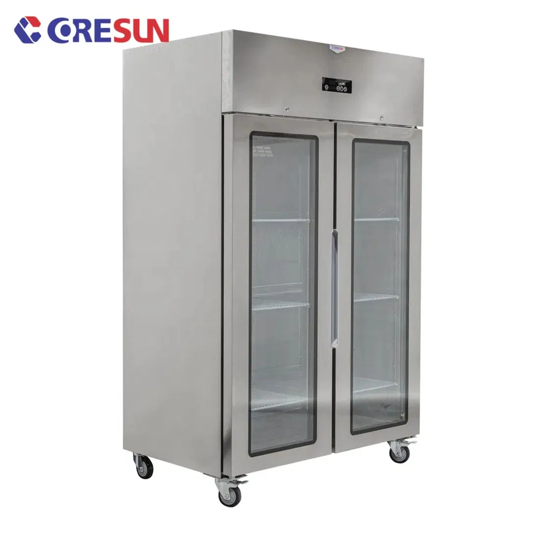 Gabinetes de exhibición refrigerados altos para uso en catering de hospitalidad