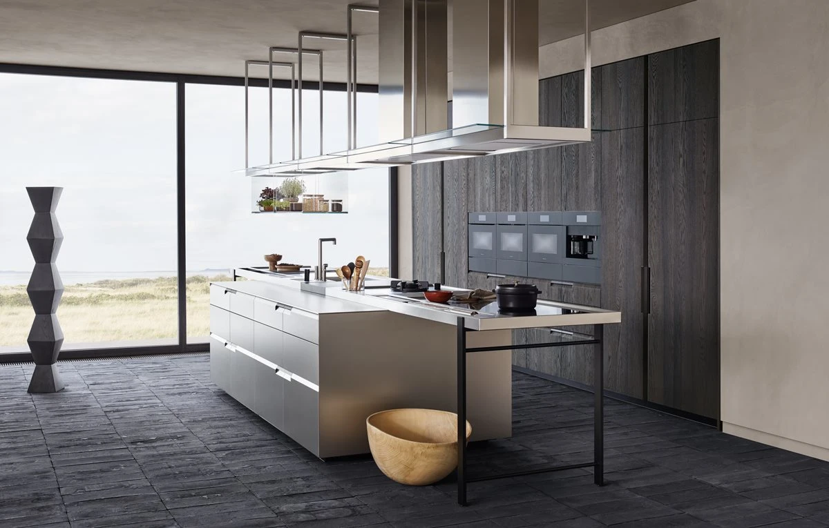 Mueble para el hogar diseño moderno armario de sala de estar armario de cocina de acero inoxidable