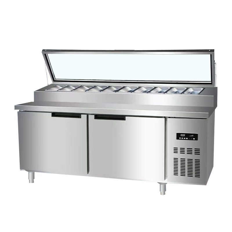Estación de trabajo de acero inoxidable premium para chefs profesionales