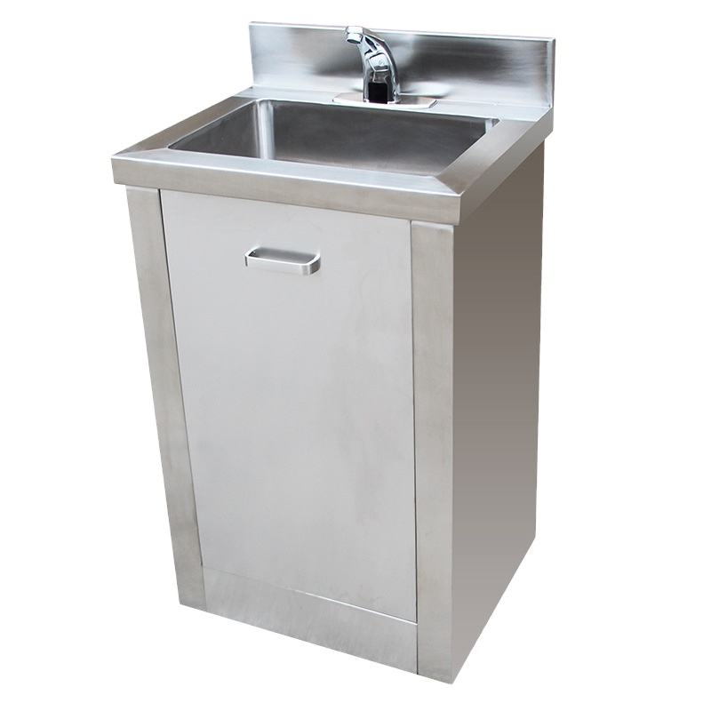 Gabinete de fregadero de acero inoxidable premium para cocinas elegantes