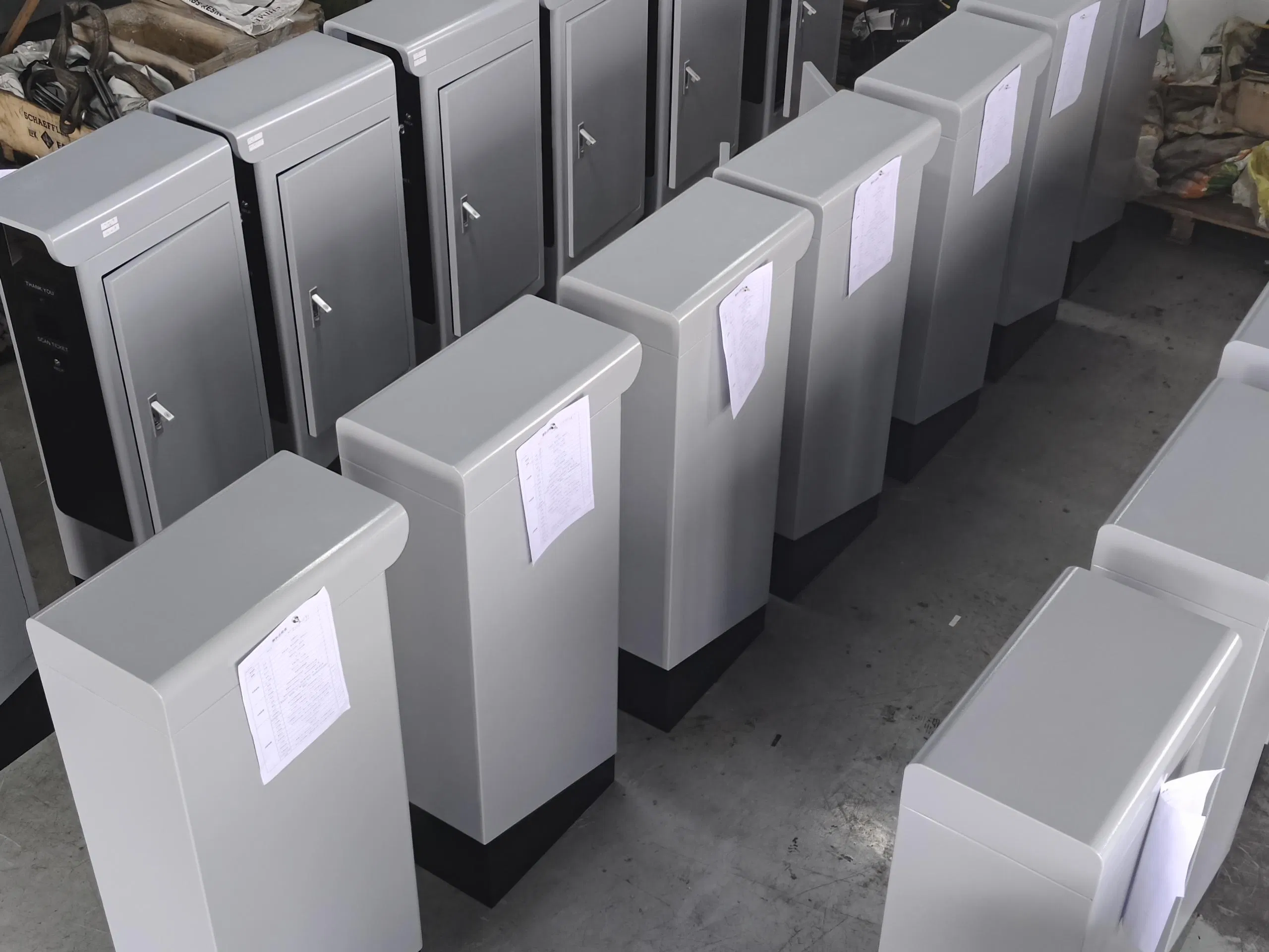 Máquina de boletos impermeable con gabinete de acero inoxidable para sistema de estacionamiento al aire libre