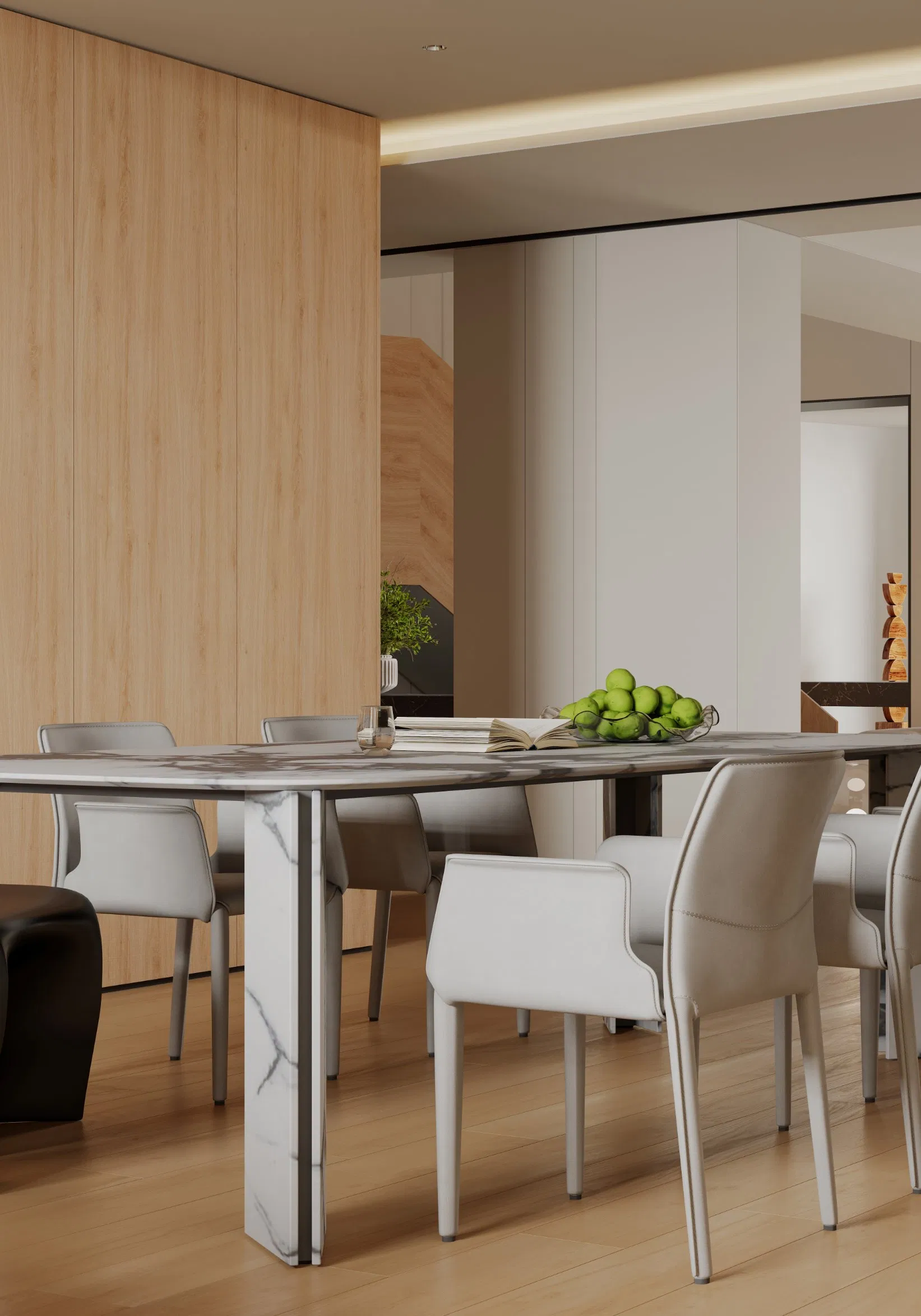 Conjunto de Gabinetes de Cocina Modernos de Alta Gama, Almacenamiento Espacioso, Duradero, Personalizable y Muebles de Alacena al por Mayor
