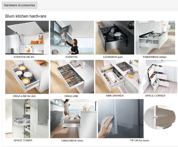 Vista frontal cocina