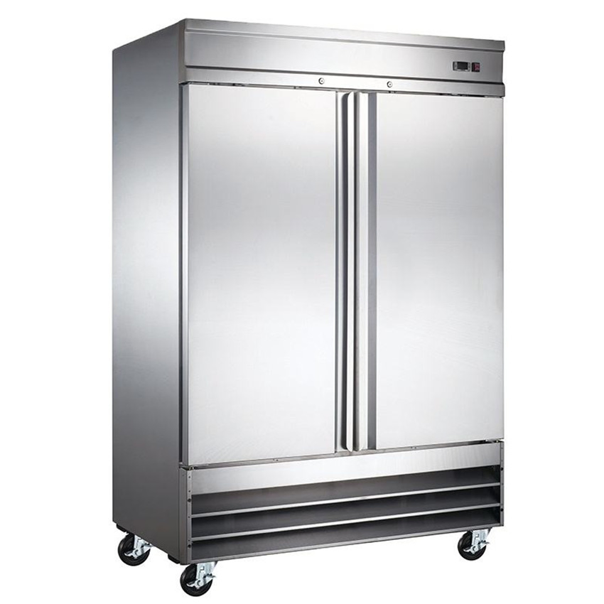 Nuevo diseño de nevera de exhibición con estantes ajustables para oficina y despensa, armario vertical de acero inoxidable