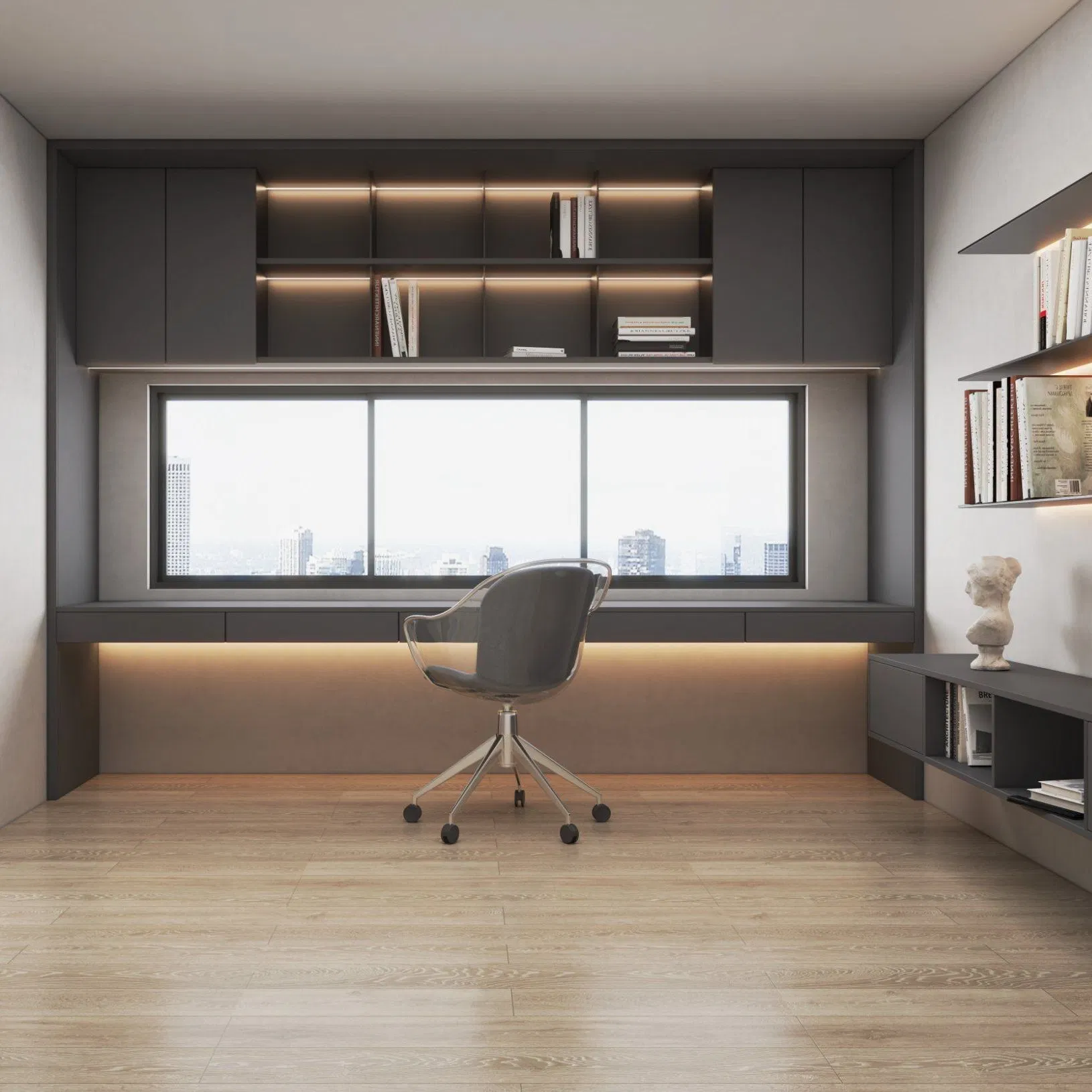 Gabinetes de cocina modernos de madera maciza premium modular, duraderos, con almacenamiento espacioso, personalizables, venta al por mayor OEM y fácil instalación