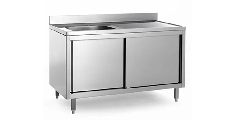 Mesa de trabajo de acero inoxidable industrial