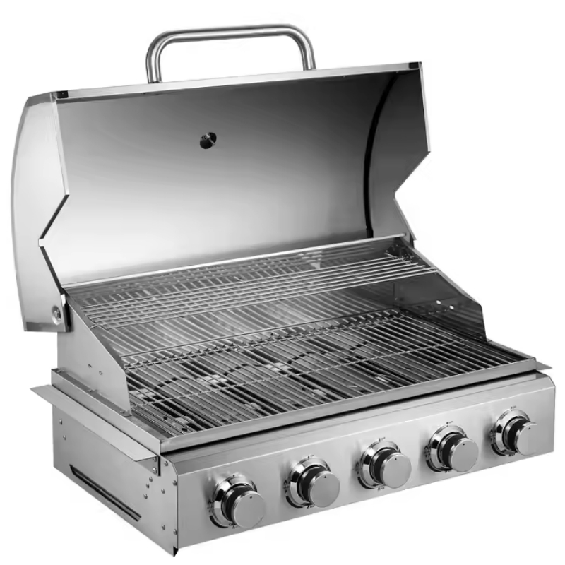 Mueble de cocina de aluminio y acero inoxidable para exteriores, fregadero doble y sencillo