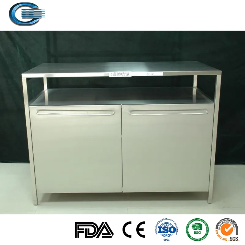 Gabinetes de cocina de acero inoxidable laminado blanco suave de alta gama con isla