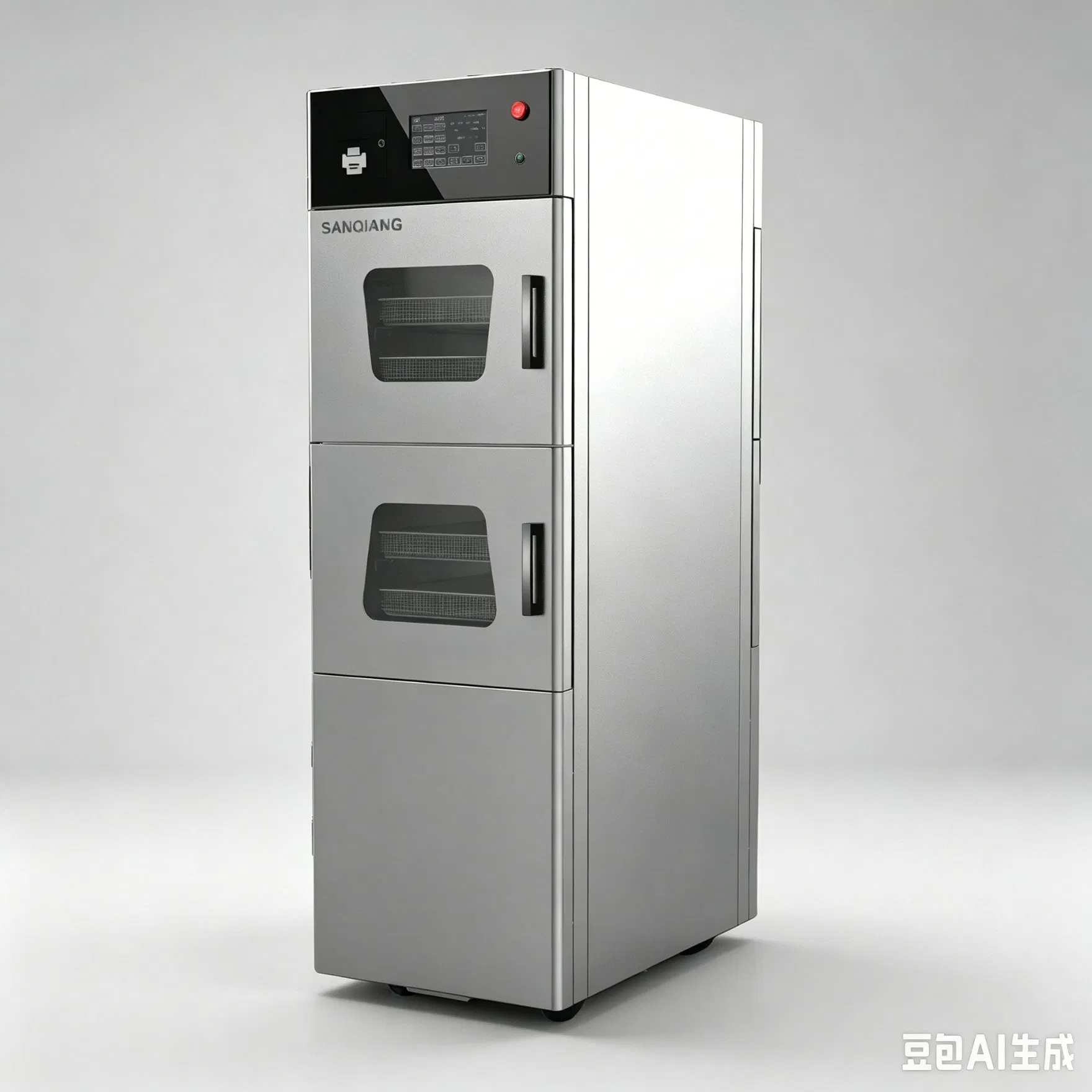 Gabinete de Secado al Vacío Médico, Doble Cámara de Acero Inoxidable, Secado de Instrumentos a Baja Temperatura