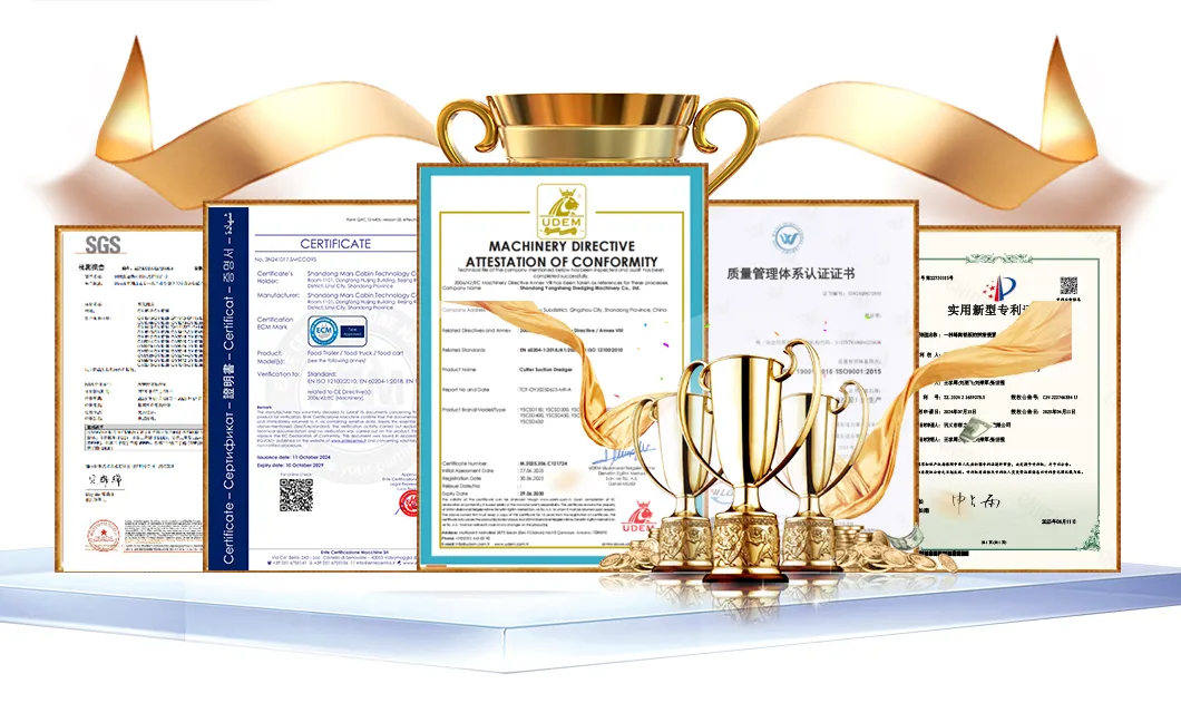 Certificados de calidad internacionales obtenidos