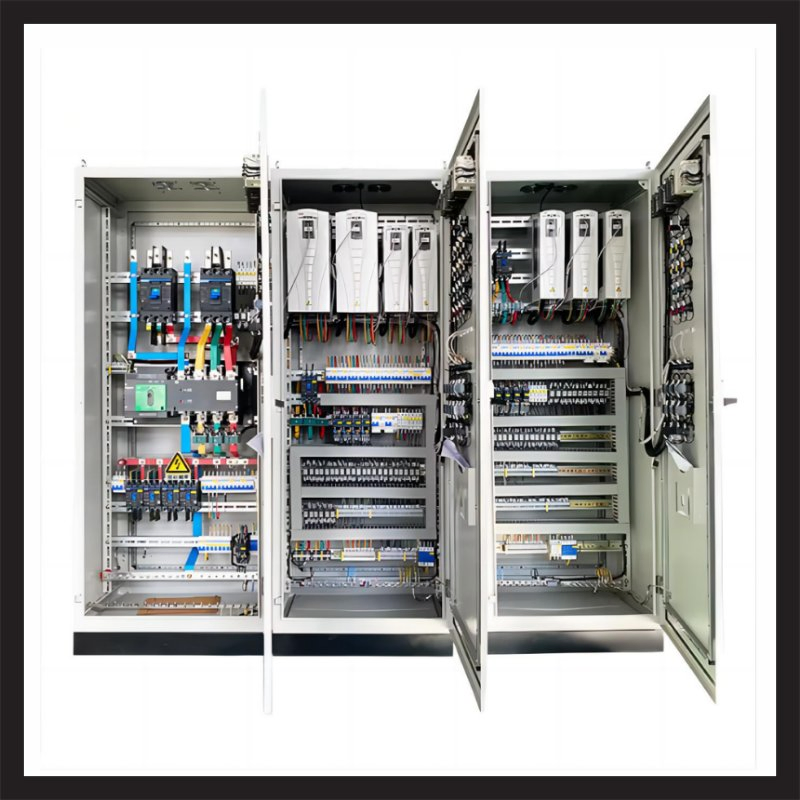 Gabinete eléctrico de baja tensión de acero inoxidable para línea de producción de alimentos y bebidas, distribución de energía sanitaria