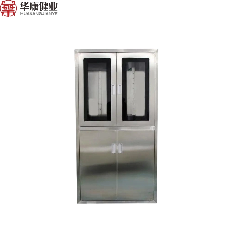 Mueble de oficina de metal armario de despensa de acero inoxidable