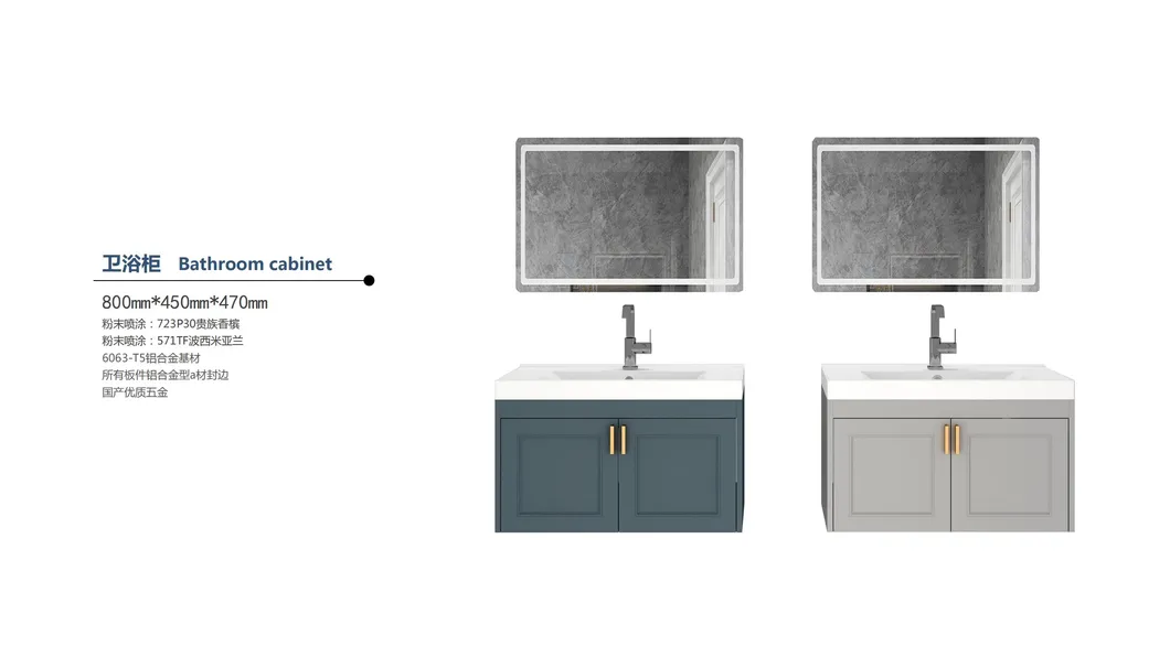 Diseño de mueble de baño moderno