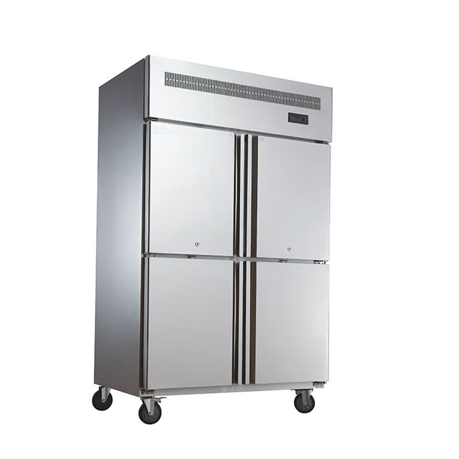Gabinete Refrigerado de Acero Inoxidable para Cocina de Restaurante en Hotel Comercial