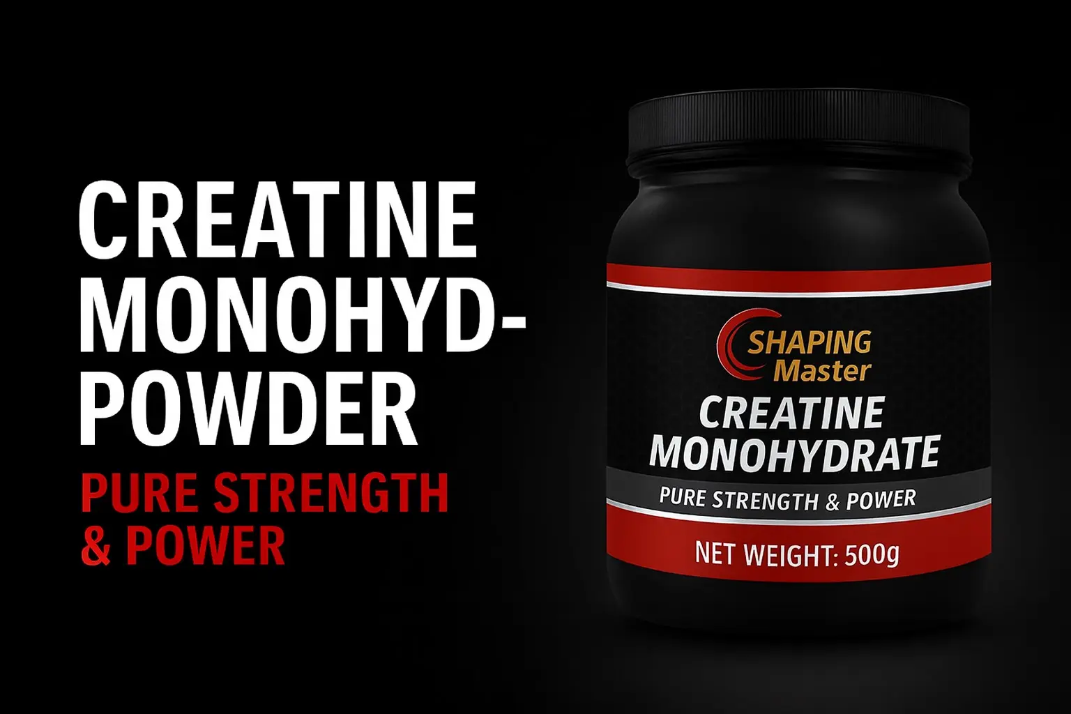 Custom SHAPING MASTER™ Pure Creatine Monohydrate Powder – 500g Manufacturers, Factories