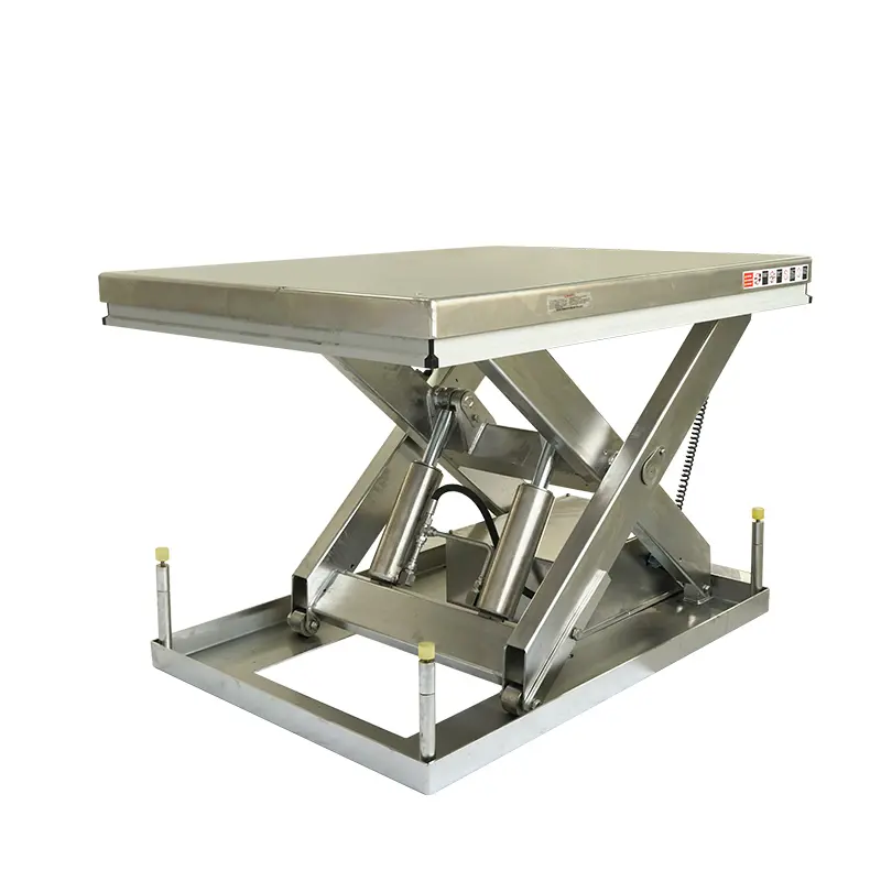 Wholesale Sinolift 304 stainless steel electric fixed scissor lift table Factory, Factories