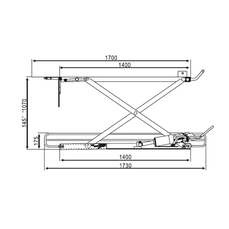 High-Quality SINOLIFT TC150 Hydraulic Motorcycle Lift Manufacturers, Exporter