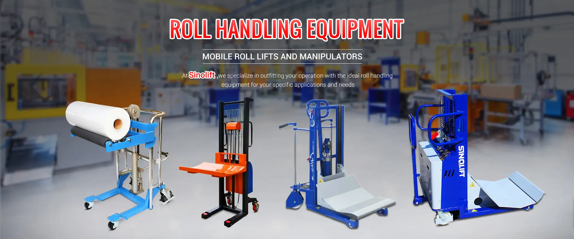 Sinolift lift tables and access lifts for warehouse operations