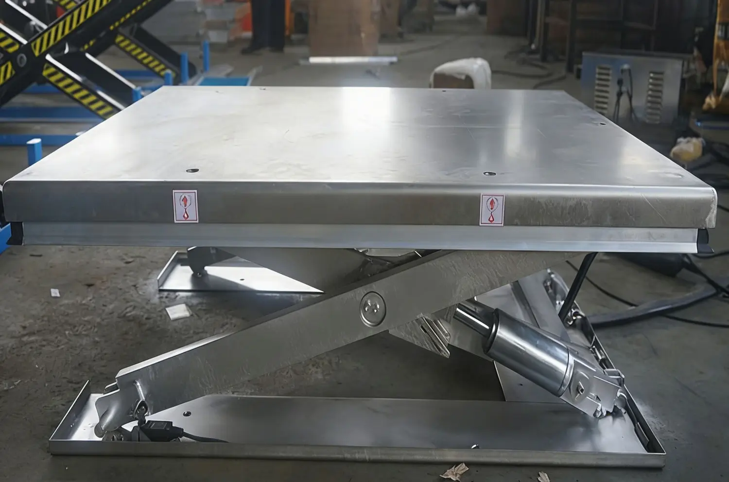 Stainless Scissor Lift Table Gallery 5