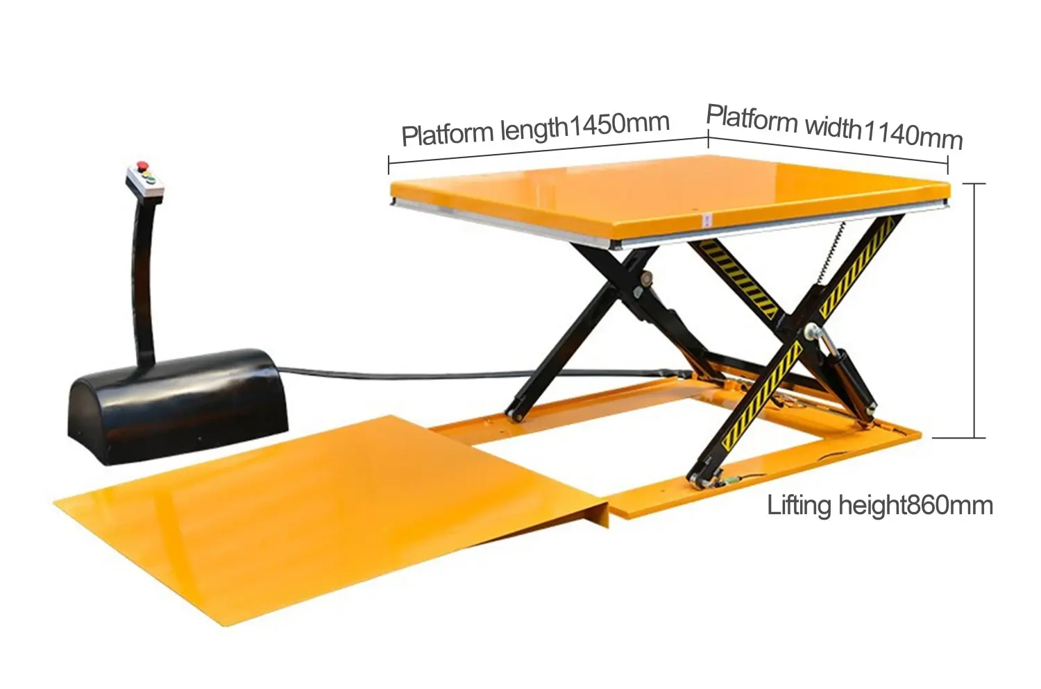 Low Profile Scissor Lift Table View 3