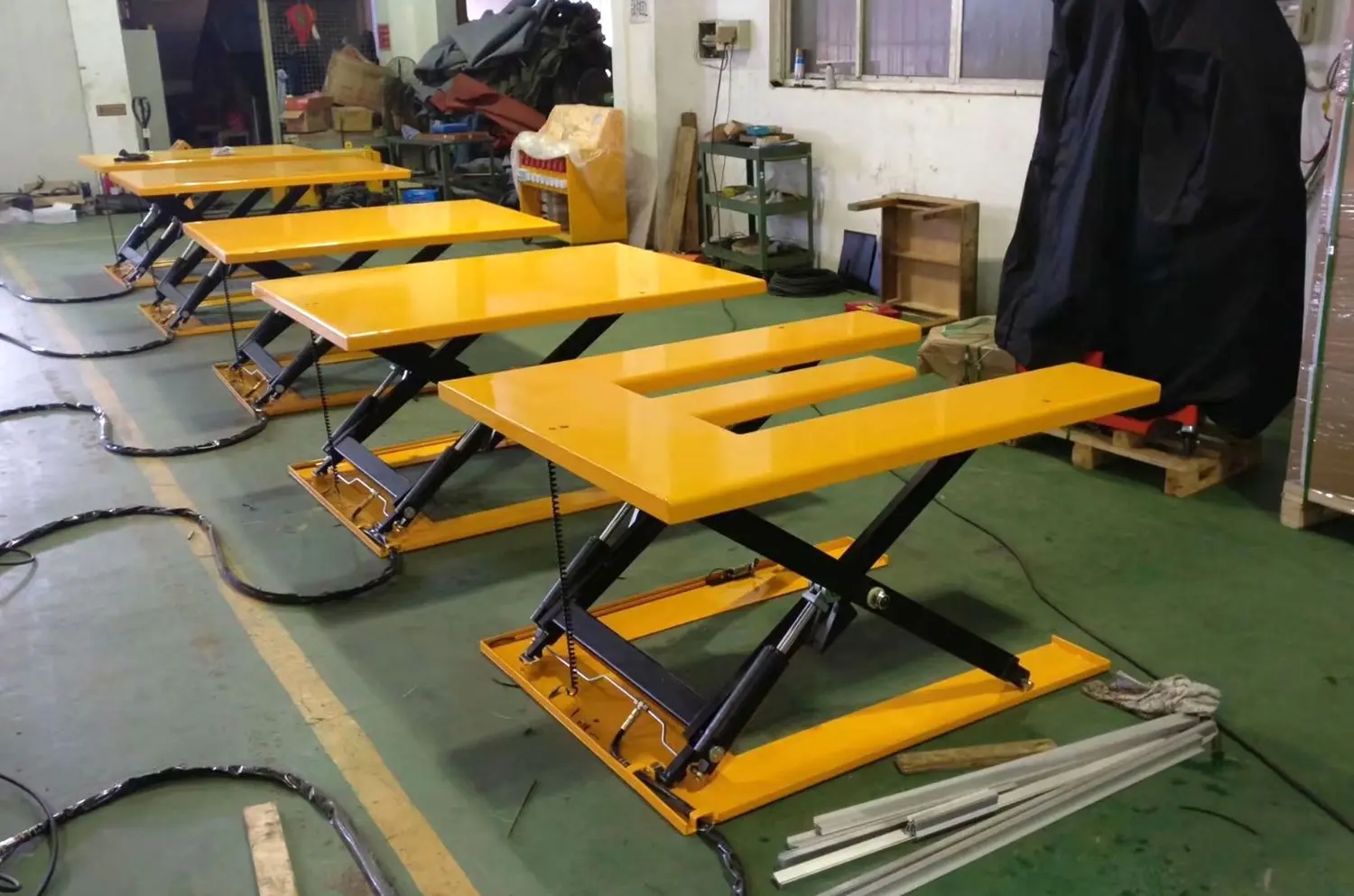 Scissor lift table detail 01