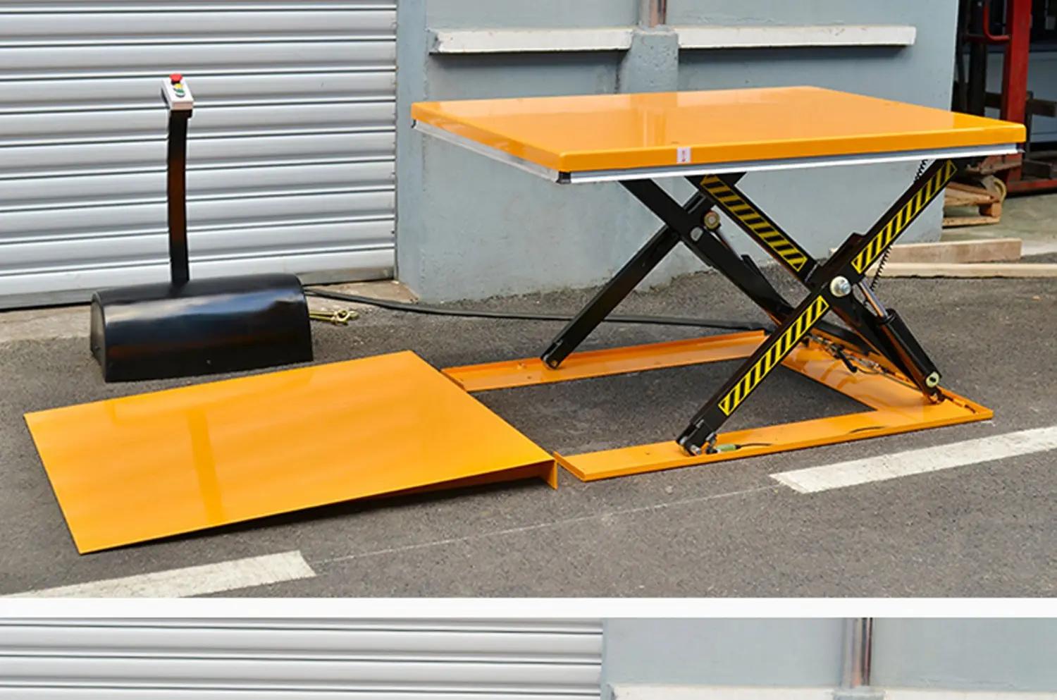 Low Profile Scissor Lift Table View 1