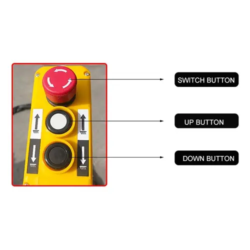 Control panel power switch