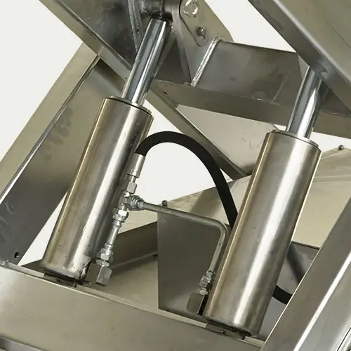 Dual stainless steel cylinders