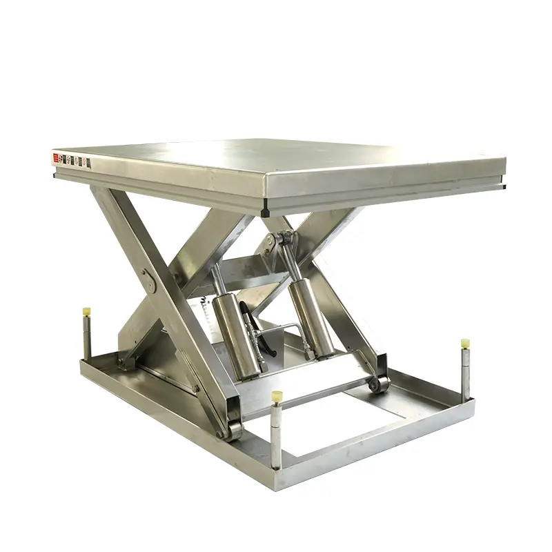 Wholesale Sinolift 304 stainless steel electric fixed scissor lift table Factory, Factories