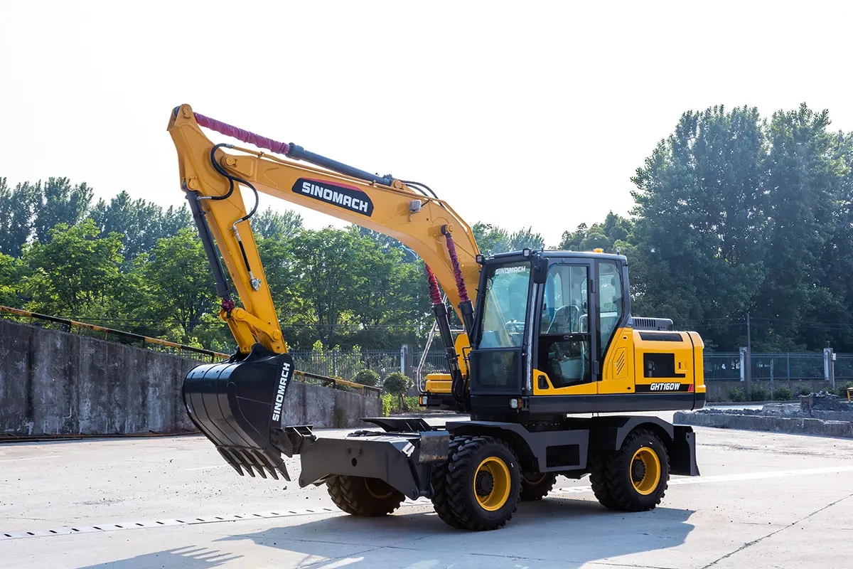 OEM Колёсный гидравлический экскаватор GHT160W Производители, Заводы