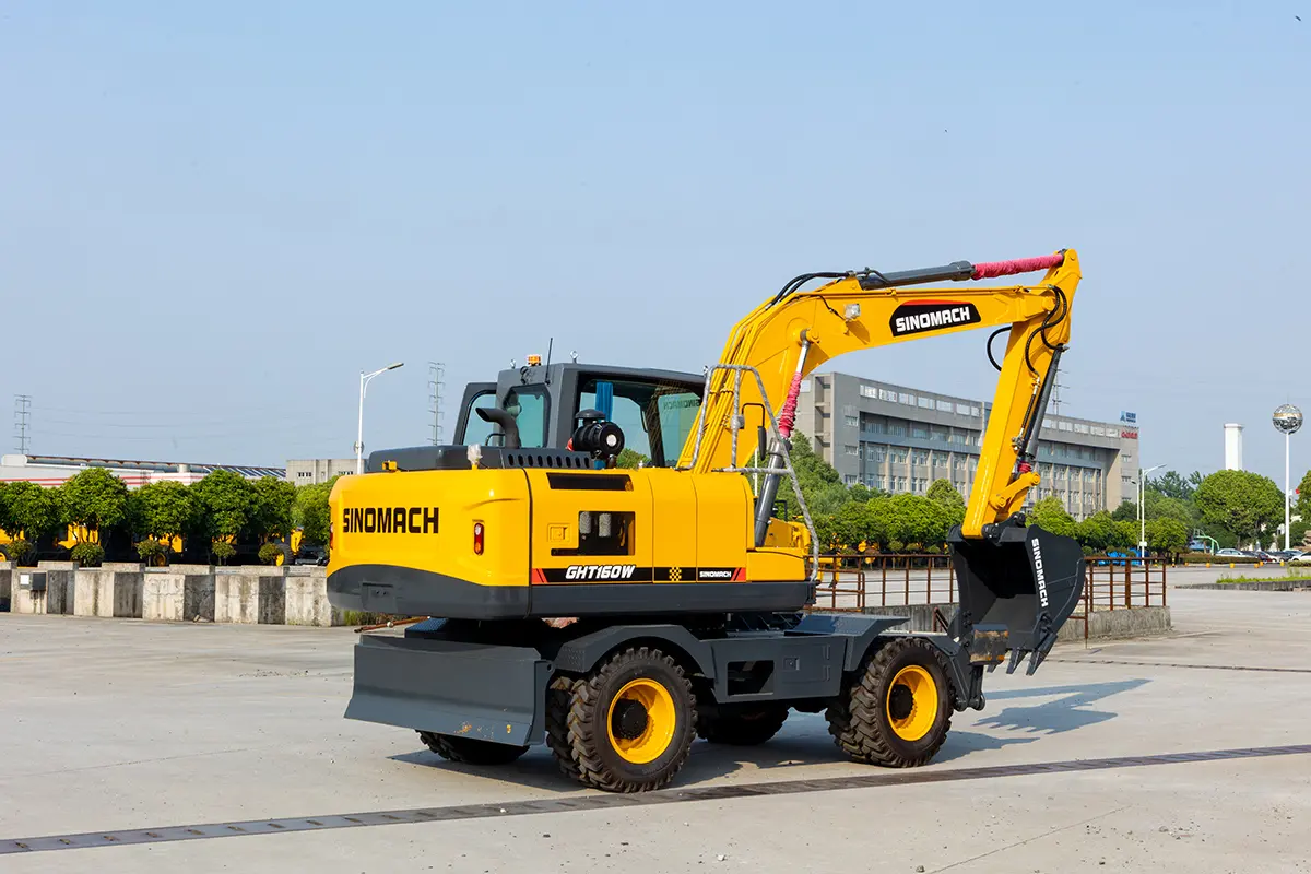 OEM Колёсный гидравлический экскаватор GHT160W Производители, Заводы