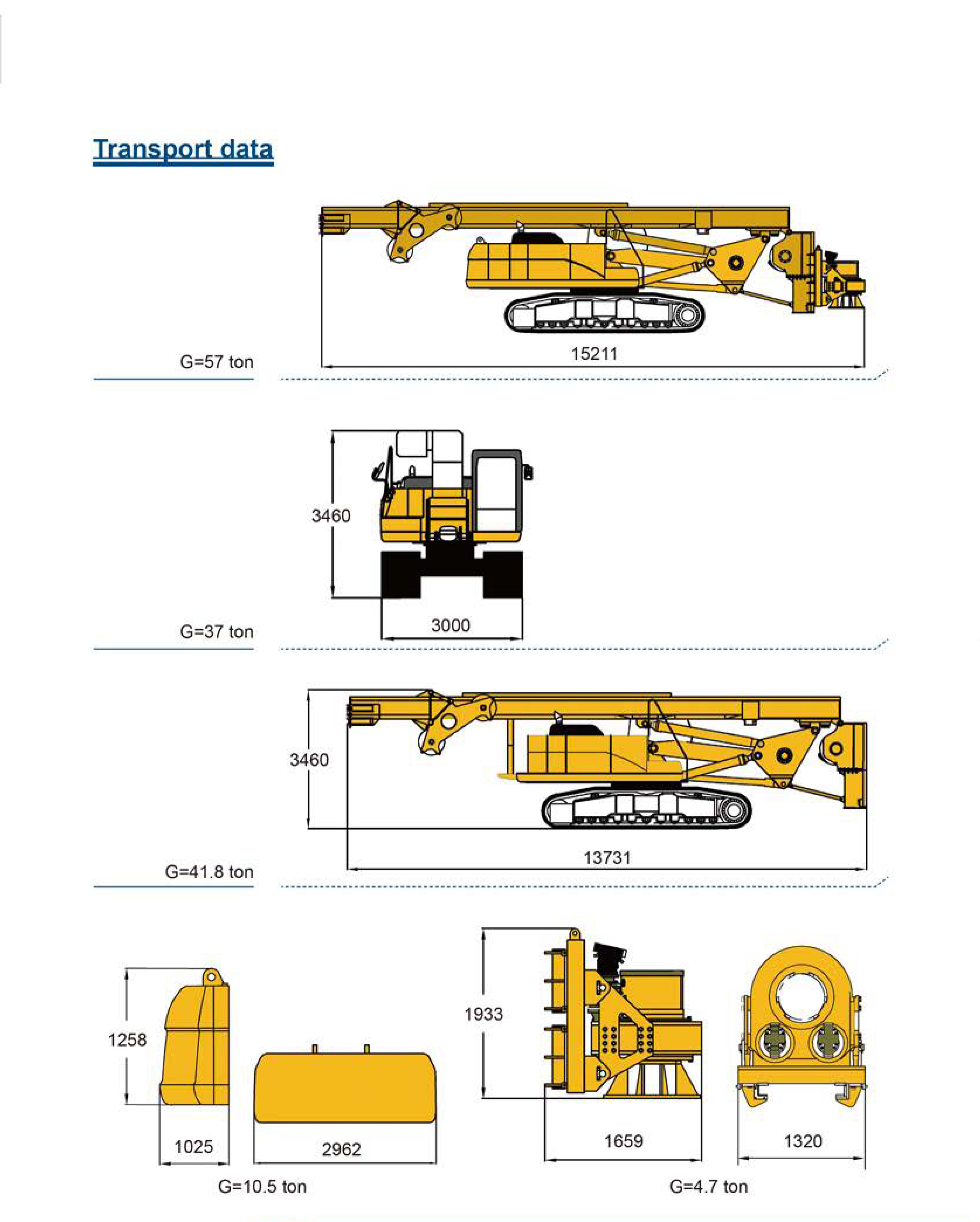 CRRC TR220D Rotary Drilling Rig Details 7