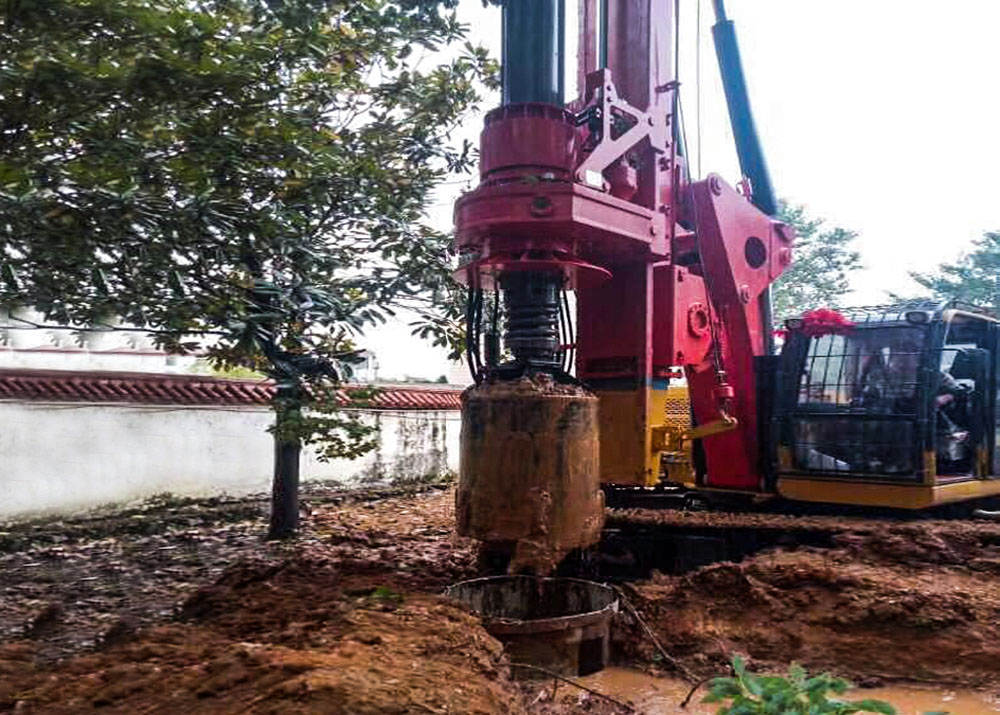 TR100 Rotary drilling rig transition process