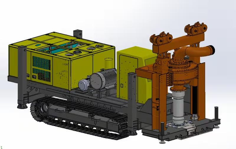 SD220L Crawler Drilling Rig View 2