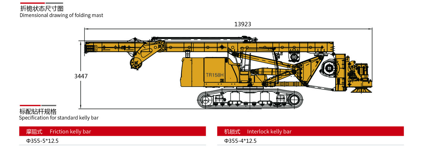 TR158H rotary drilling rig detail 5