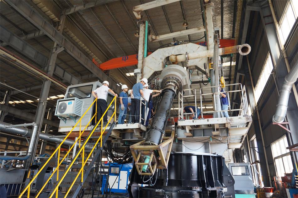 ZJD drilling rig construction side view