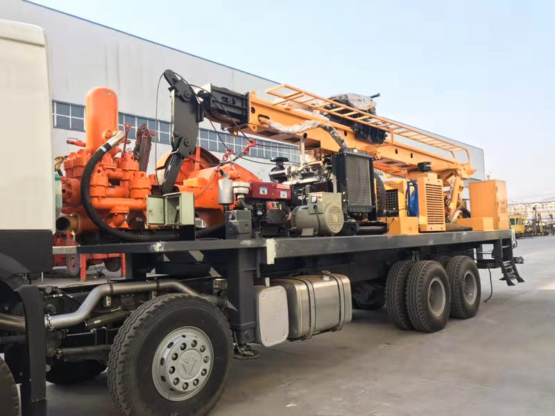 SNR600 water well drill rig layout