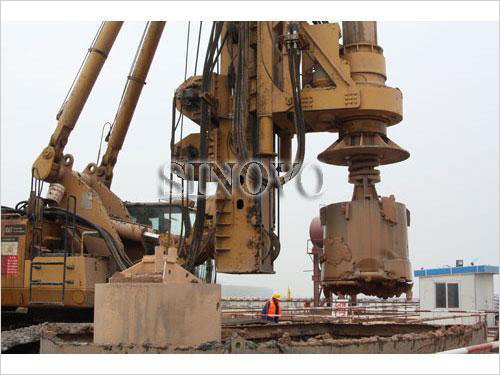 Rotary Drilling Rig Machine Process
