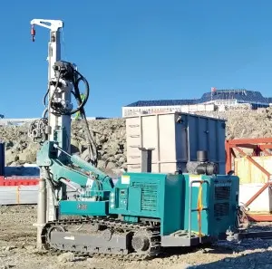 SK666 Micro Pile Drilling Rig for photovoltaic and anchor bolt hole construction