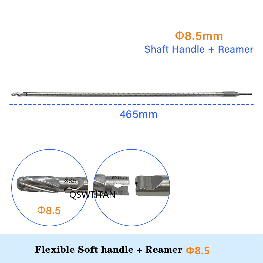 8.5 reamer head and flexible handle