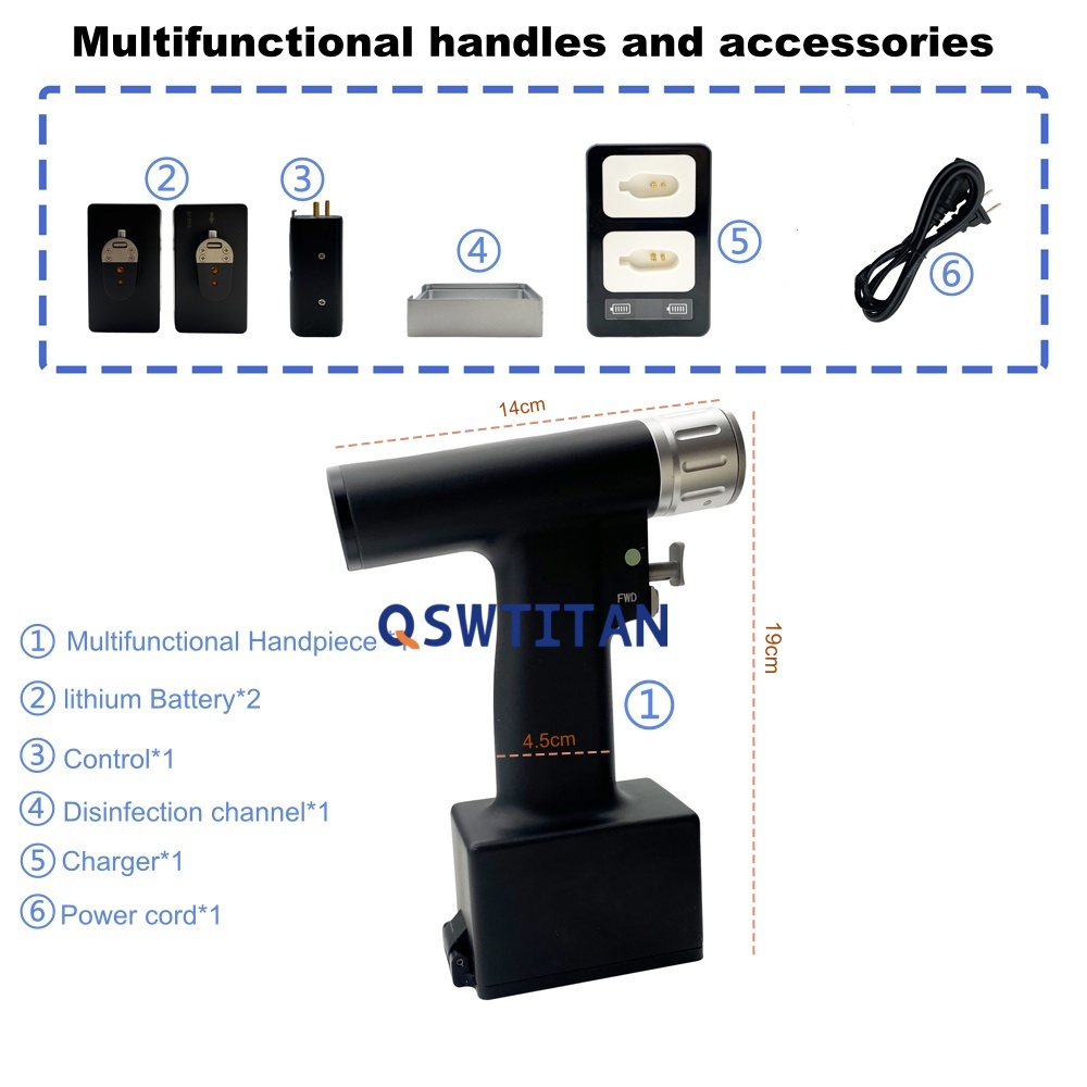 Multifunctional Bone Drill Oscillating Saw K Wire Bone Drill Saw Attachments Drill Lithium Battery Electric Power Tool