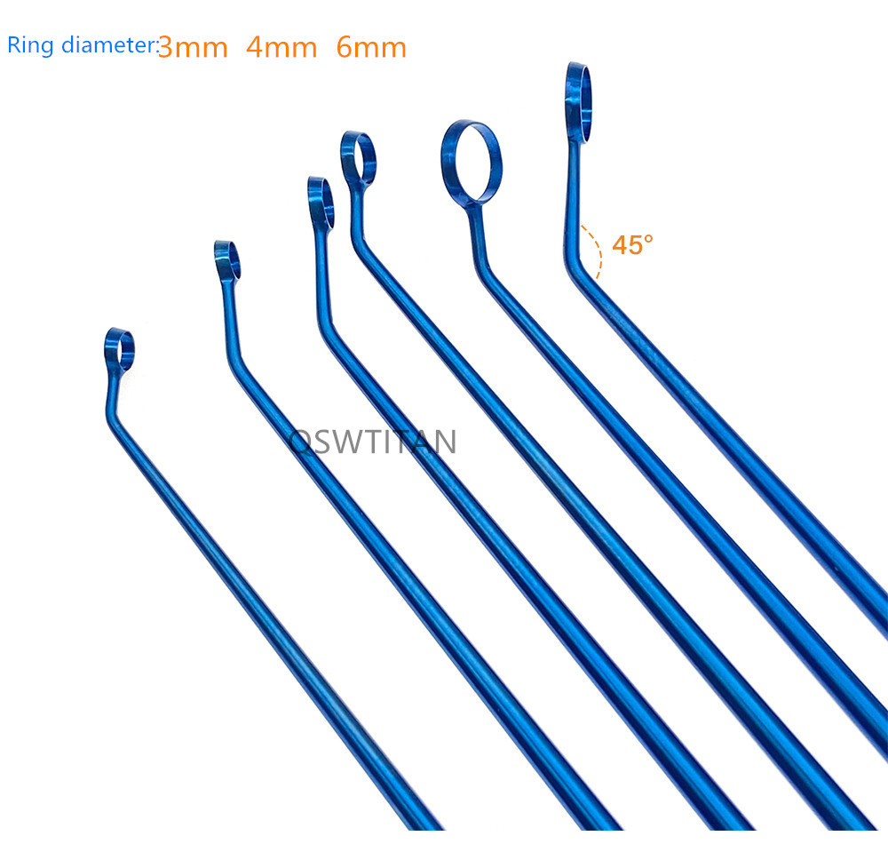 Micro Ring Curette with Blade 3mm/4mm/6mm Microneurosurgery Surgical Instruments 1pcs